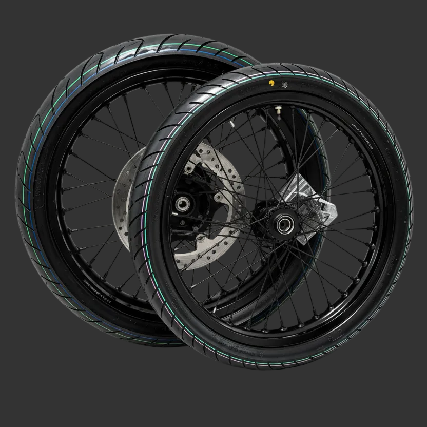 Light Bee/Eride Supermoto Wheel Set
