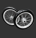 Chrome Talaria XXX/MX3/MX4 Supermoto Wheel Set