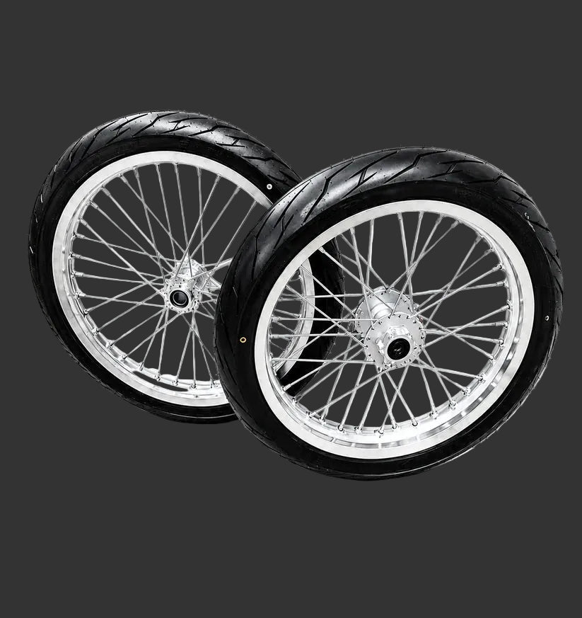Chrome Talaria XXX/MX3/MX4 Supermoto Wheel Set