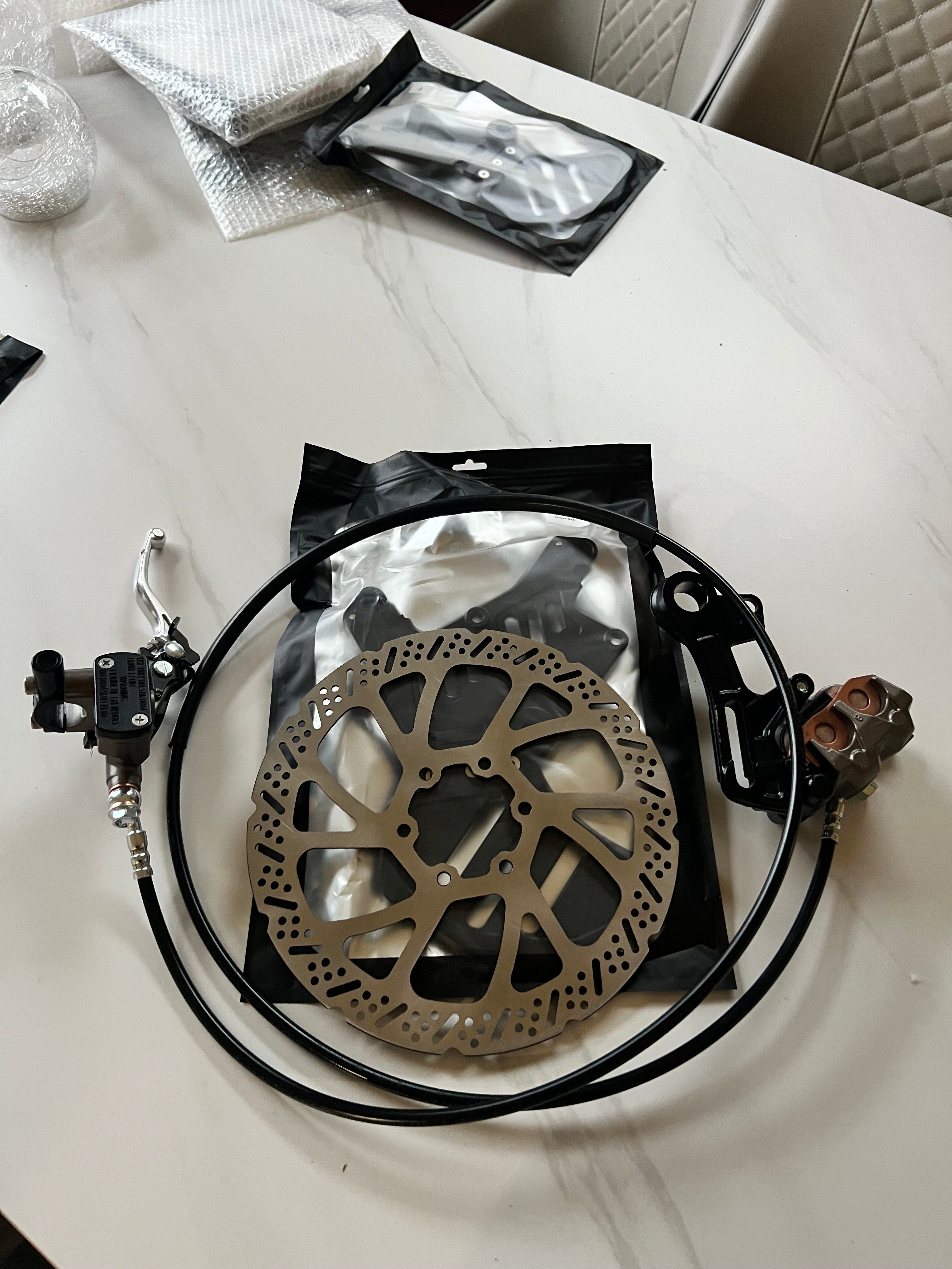 Talaria XXX/MX3/MX4 Rear Moto Brake Kit — Single Caliper
