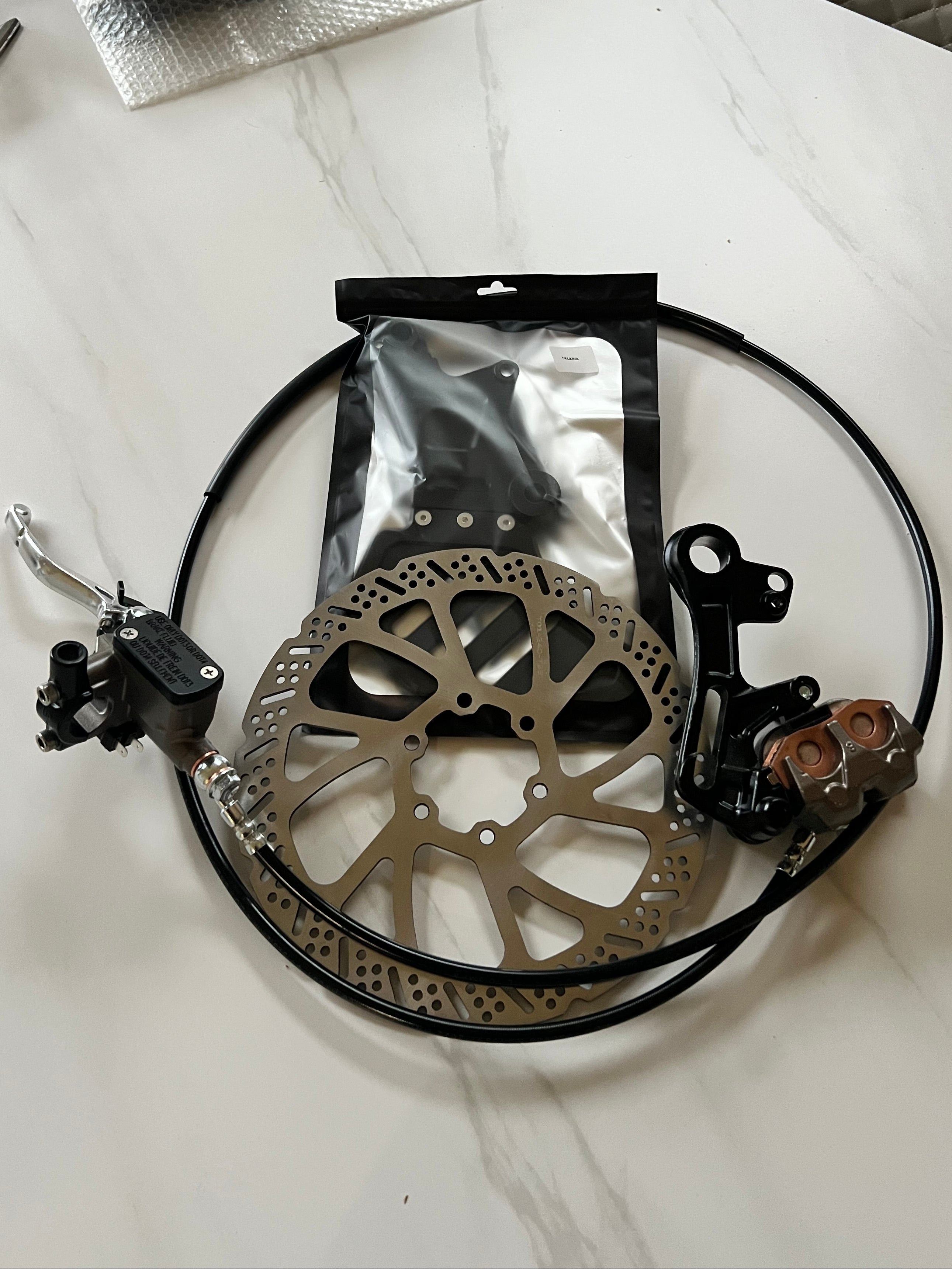 Talaria XXX/MX3/MX4 Rear Moto Brake Kit — Single Caliper